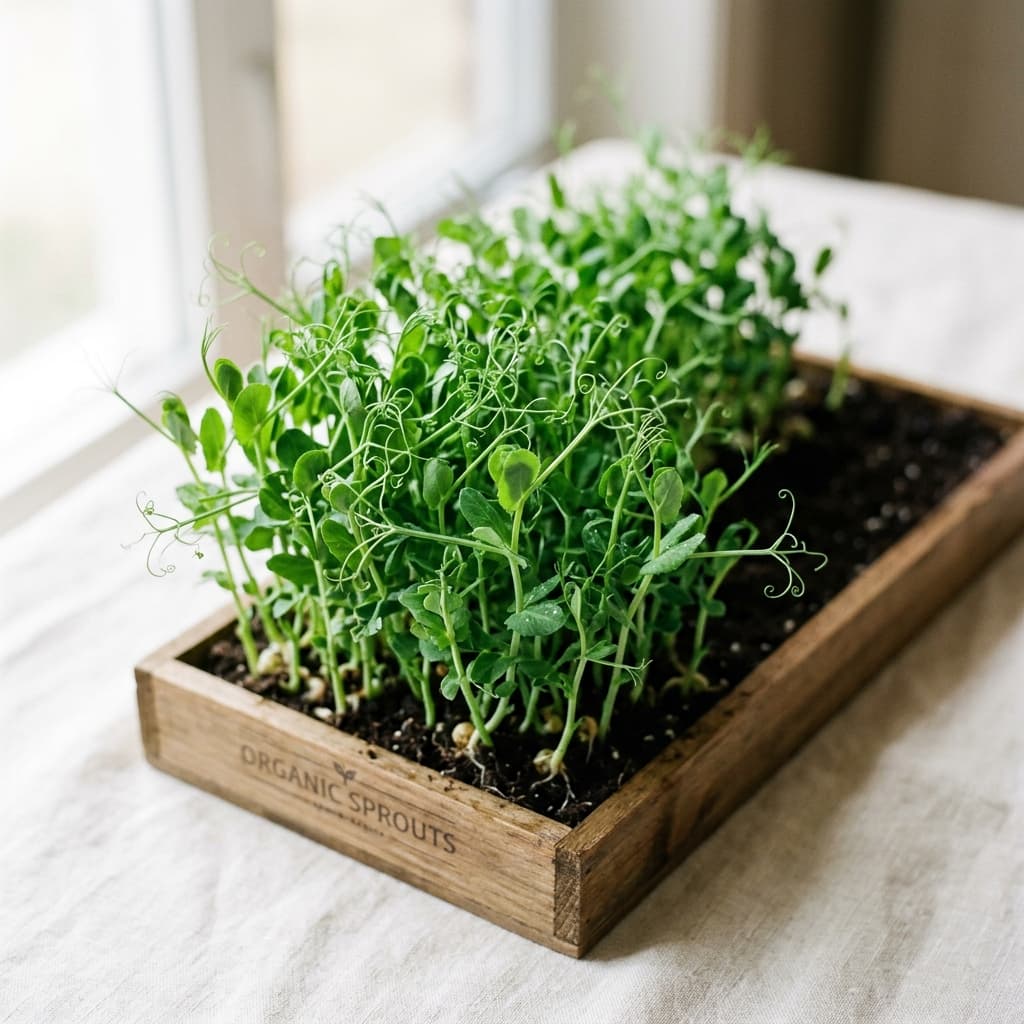 Pea Shoot Microgreens