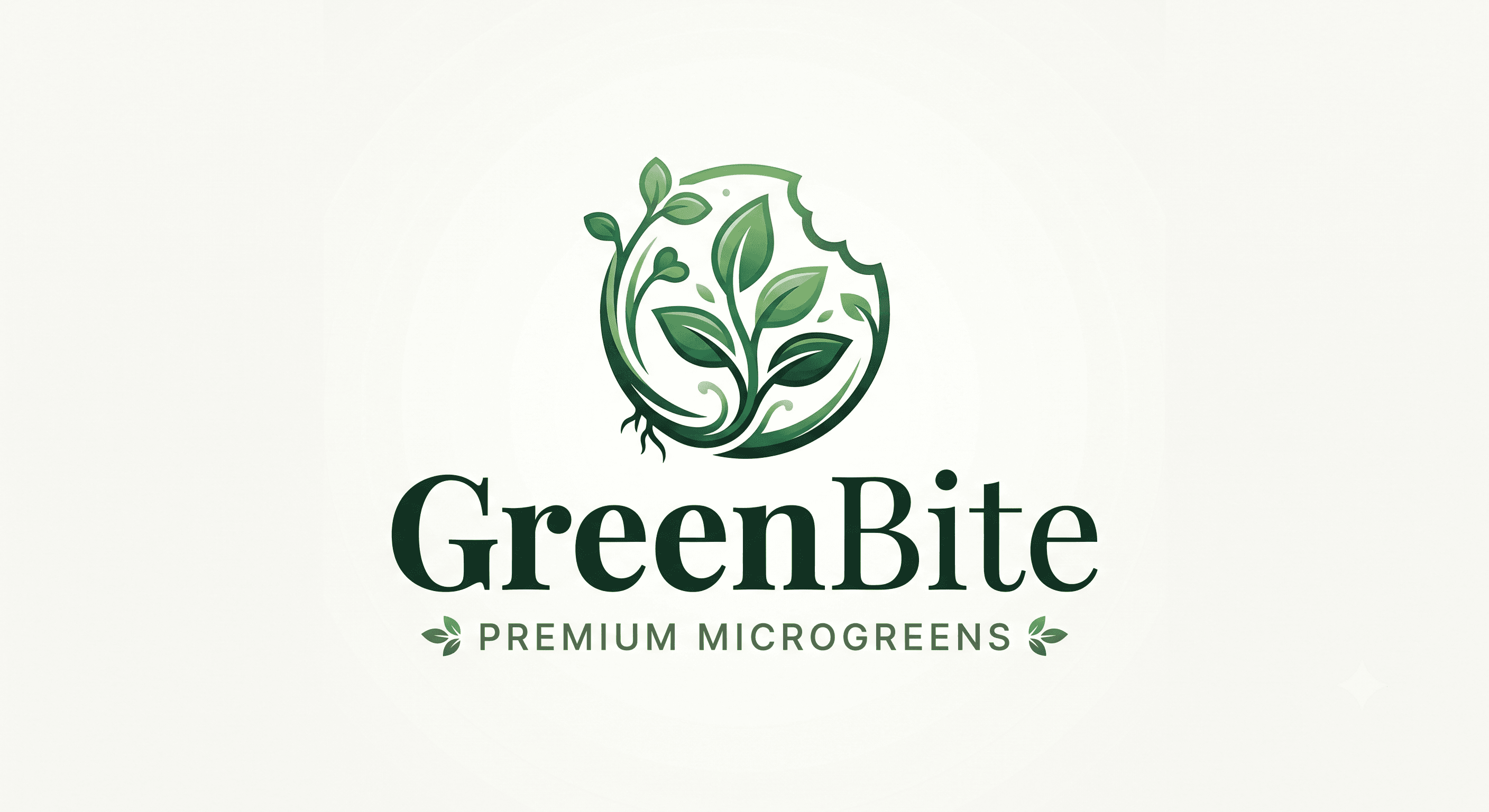 GreenBite Premium Microgreens Logo